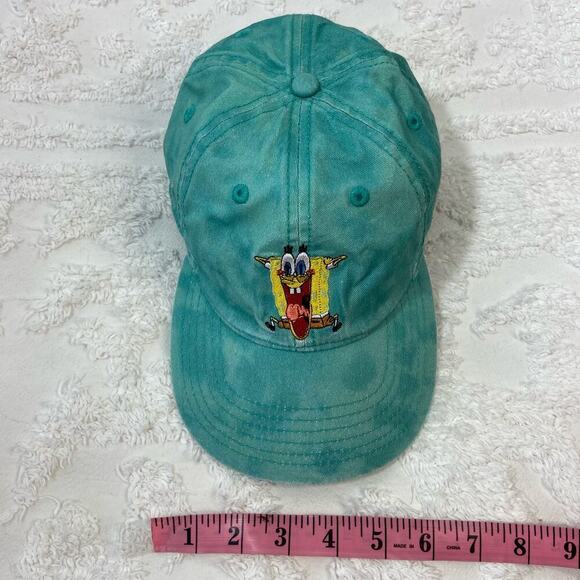 MAD ENGINE Sponge Bob Baseball Cap Hat Unisex Aqua Casual Cosplay Streetwear - Picture 3 of 8
